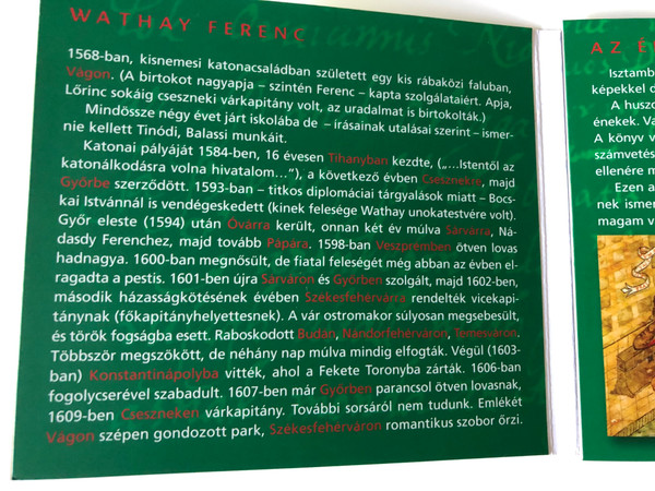 Kátai Zoltán ‎– Wathay Ferenc Énekei / Vas Megyei Művelődési És Ifjúsági Központ ‎Audio CD / MMIK 2006-1