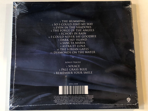Enya ‎– Dark Sky Island / Deluxe Edition / Features The Single 'Echoes In Rain', Plus 3 Bonus Tracks / Warner Bros. Records ‎Audio CD 2015 / 0825646994441