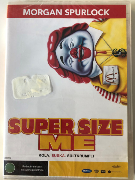 Super Size Me DVD 2004 Kóla, Suska Sültkrumpli / Directed by Morgan Spurlock / American Documentary about fast food (5998133157539)