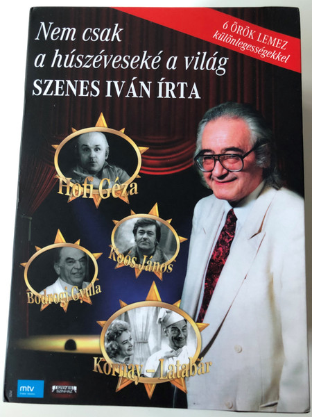 Nem csak a húszéveseké a világ 6 DVD SET / Directed by Kalmár Tibor / Írta Szenes Iván / 7-12 ÖRÖKLEMEZ különlegességekkel / Hofi Géza, Kovács Kati, Bodrogi Gyula, Kornay - Latabár / Hungarian Veteran Performers (5999546019735)