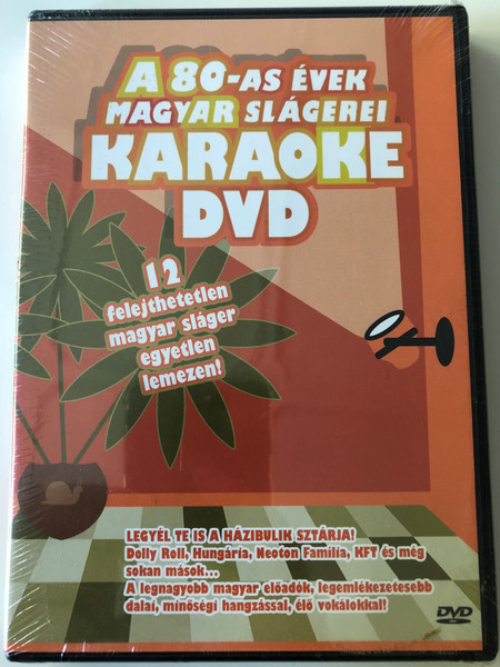 A 80-as évek Magyar slágerei Karaoke DVD Hungarian 80's hits Karaoke / 12 felejthetetlen magyar sláger egyetlen lemezen / Dolly Roll, Hungária, Neoton Família / CLS Records, BHB Music (5999543394866)