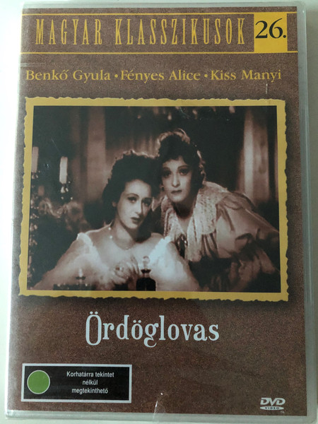 Ördöglovas DVD 1943 / Directed by Hamza D. Ákos / Starring: Fényes Alice, Kiss Manyi, Sulyok Mária / Magyar klasszikusok 26. / Hungarian B&W Classic (5999551920729)