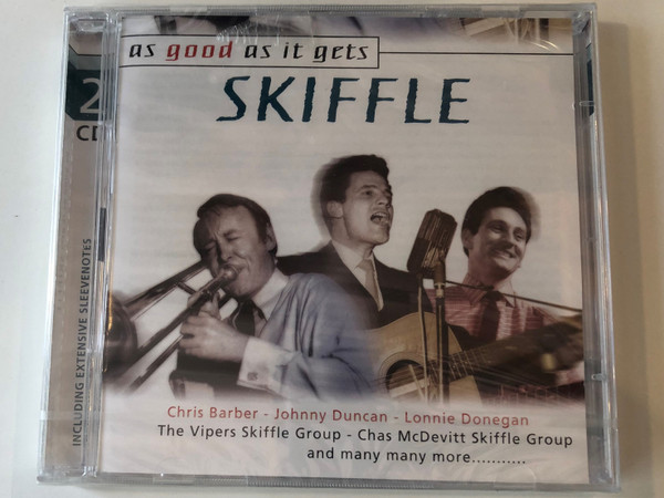Skiffle - As good as it gets / Chris Barber, Johnny Duncan, Lonnie Donegan, The Vipers Skiffle Group, Chas McDevitt Skiffle Group, and many more... / Disky 2x Audio CD 2000 / DO 250522