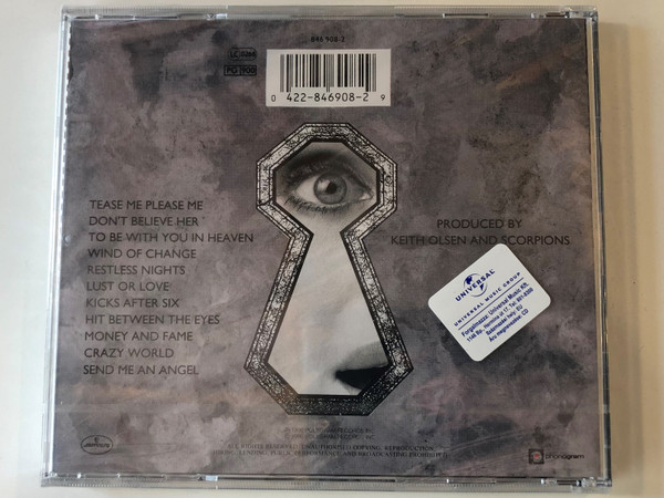 Scorpions ‎– Crazy World / Phonogram Audio CD 1990 / 846 908-2
