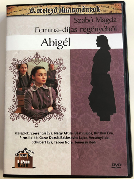  Abigél 2 DVD Abigail - Based on the novel by Szabó Magda / Directed by Zsurzs Éva / Starring: Szerencsi Éva, Nagy Attila, Básti Lajos, Ruttkai Éva, Garas Dezső, Temessy Hédi / Kötelező olvasmányok (5999542819728)