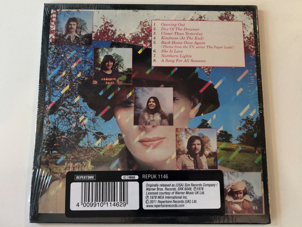 Renaissance ‎– A Song For All Seasons / Remastered Collector's Edition. Featuring the Royal Philharmonic Orchestra. Includes 1978 Top Ten hit 'Northern Lights'. / Repertoire Records ‎Audio CD 2011 / REPUK 1146