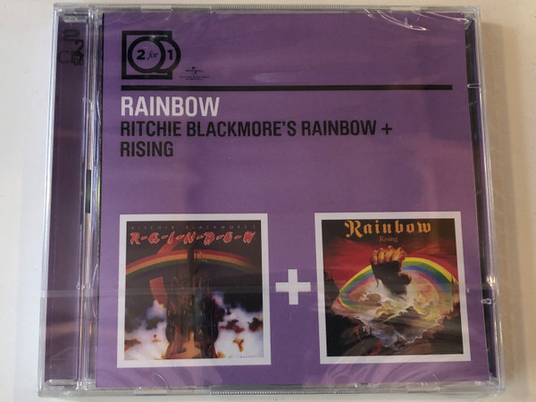 Rainbow ‎– Ritchie Blackmore's Rainbow + Rising / Universal 2x ‎Audio CD 2012 / 0600753394717