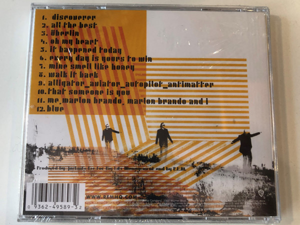 R.E.M. ‎– Collapse Into Now / The New Album includes ''Discoverer'', ''Überlin'', ''Oh My Heart'' and ''Mine Smell Like Honey'' / Warner Bros. Records ‎Audio CD 2011 / 09362-49589-32