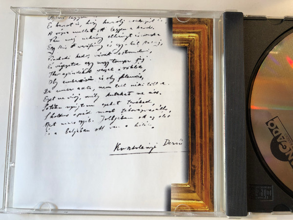 Lásd, kisfiam ... - Kosztolányi Dezső költői önarcképe / Hangadó CD Kiadó Audio CD 1998 / Hungarian Poetry