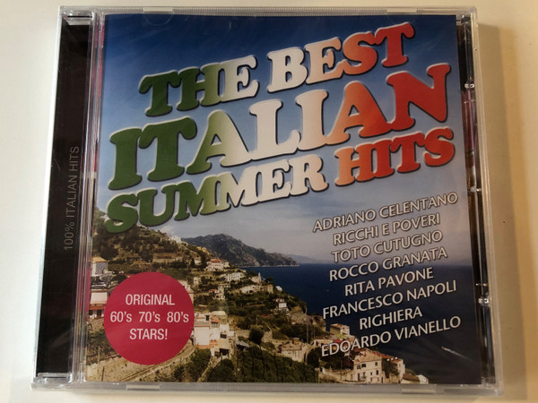 The Best Italian Summer Hits / Adriano Celentano, Ricchi E Poveri, Toto Cutugno, Rocco Granata, Rita Pavone, Francesco Napoli, Righiera, Edoardo Vianello / Frontline Productions & Records ‎Audio CD / 7099981000041