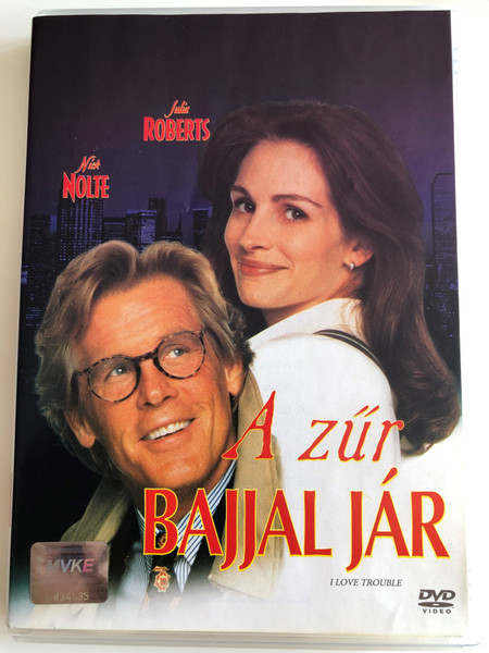 I love trouble DVD 1994 A zűr bajjal jár / Directed by Charles Shyer / Starring: Julia Roberts, Nick Nolte, Saul Rubinek (5996255709681)