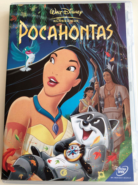 Pocahontas (1995) DVD Disney klasszikus / Directed by Mike Gabriel, Eric Goldberg / Starring: Irene Bedard, Mel Gibson, David Ogden Stiers, John Kassir, Russell Means (Copy of 5996514012705)