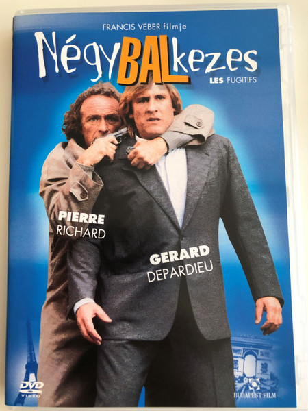 Les Fugitifs DVD 1986 Négy Balkezes / Directed by Francis Veber / Starring: Pierre Richard, Gerard Depardieu (5999544250369)