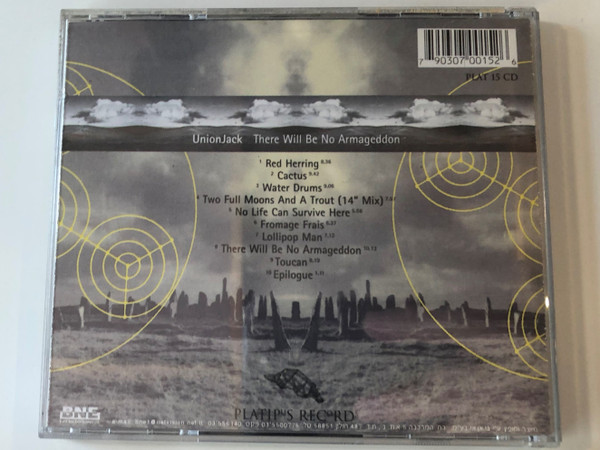UnionJack ‎– There Will Be No Armageddon / Platipus ‎Audio CD / PLAT 15 CD