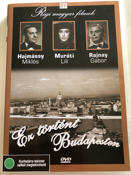 Ez történt Budapesten DVD 1944 This Happened in Budapest / Directed by Hamza D. Ákos / Starring: Hajmássy Miklós, Muáti Lili, Rajnay Gábor / Régi magyar filmek 27. (5999882685267)