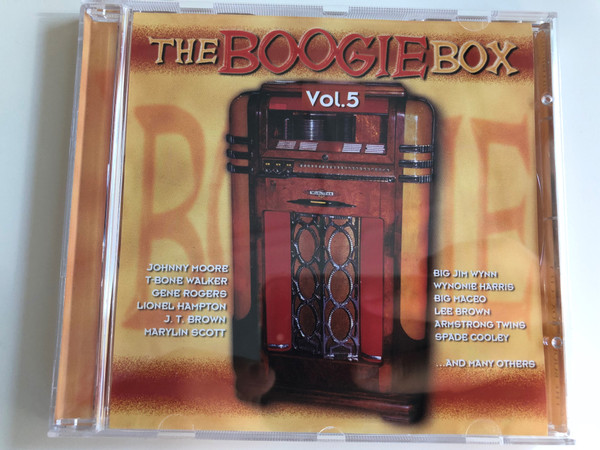 The Boogie Box Vol. 5 / Johnny Moore, T-Bone Walker, Gene Rogers, Lionel Hampton, J.T. Brown, Marylin Scott, Big Jim Wynn, Wynonie Harries, Big Maceo, Lee Brown, Armstrong Twins, Spade Cooley, and many others / Tim Cz ‎Audio CD 2001 / 205540-202