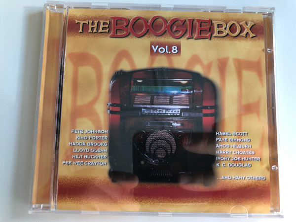 The Boogie Box Vol. 8 / Pete Johnson, King Porter, Hadda Brooks, Lloyd Glenn, Milt Buckner, Pee Wee Crayton, Mabel Scott, Faye Simmons, Anos Milburn, Harry Choates, Ivory Joe Hunter, K.C. Douglas, and many others / Tim Cz ‎Audio CD 2001 / 205543-202