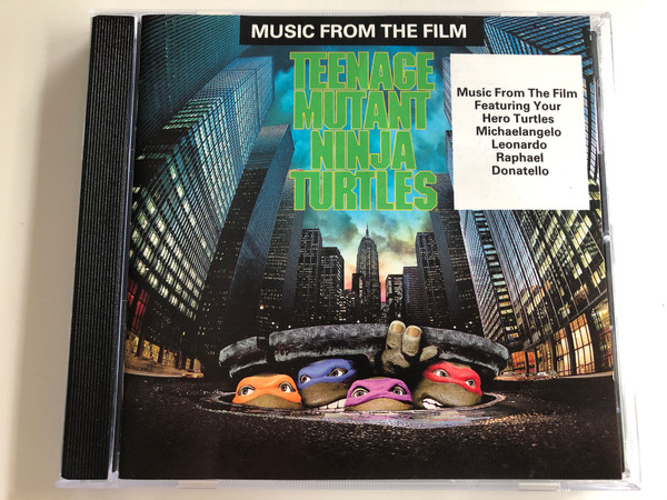 Music From The Film - Teenage Mutant Ninja Turtles / Featuring Your Hero Turtles Michaelangelo, Leonardo, Raphael, Donatello / SBK Records ‎Audio CD 1990 / CDP 79 1066 2