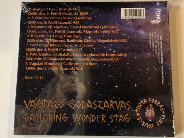 Vágtázó Csodaszarvas ‎– Tiszta Forrás - Pure Source / Galloping Wonder Stag / Fonó Records ‎Audio CD 2006 / 5998048523023