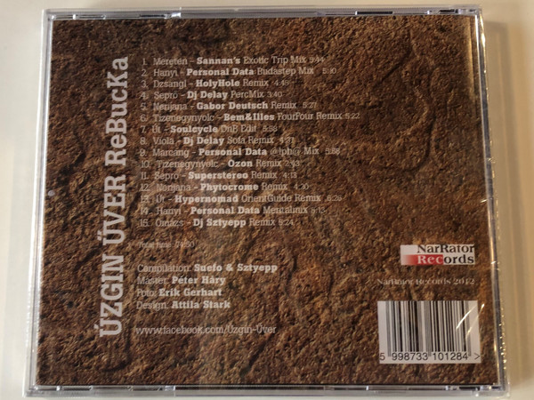 Úzgin Űver ‎– ReBucka / NarRator Records ‎Audio CD 2012 / NRR128