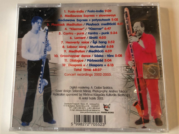 Contra-Punkt - New Dimension Workshop = Uj Dimenzio Muhely ‎/ Periferic Records Audio CD 2003 / BGCD 126