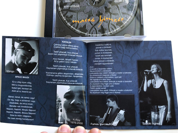 Besh O Drom ‎– Macsó Hímzés / Fonó Records ‎Audio CD 2000 / FA-082-2