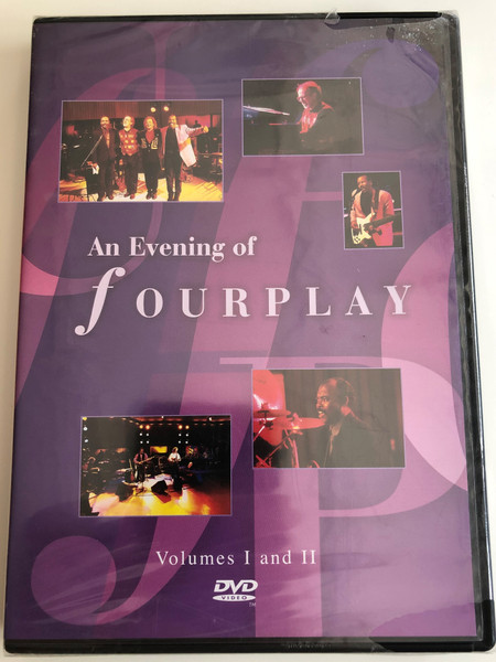 An evening of Fourplay DVD 1994 Volumes I and II / Bob James, Lee Ritenour, Nathan East, Harvey Mason / Special Guests: Chaka Khan, Phillip Bailey (5034504908574.)