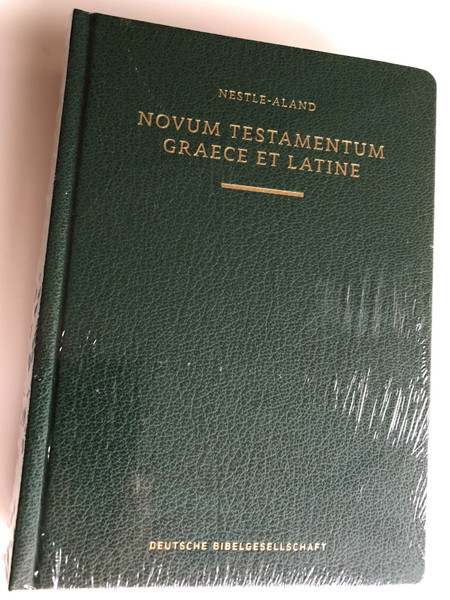 Novum Testamentum Graece et Latine (Nestle-Aland) / Greek and Latin New Testament / Deutsche Bibelgesellschaft / Nestle-Aland NT / Green Hardcover (9783438051639)