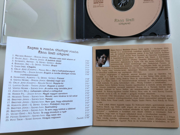 Engem A Rumba Döntöget Romba - Ákos Stefi Slagerei / Rózsavölgyi És Társa ‎Audio CD 2005 Mono / RÉTCD 42