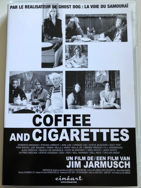 Coffee and Cigarettes DVD 2003 / Directed by Jim Jarmusch / Starring: Roberto Benigni,Steven Wright, Joie Lee, Cinqué Lee, Steve Buscemi, Iggy Pop, Tom Waits / (5413356682908)