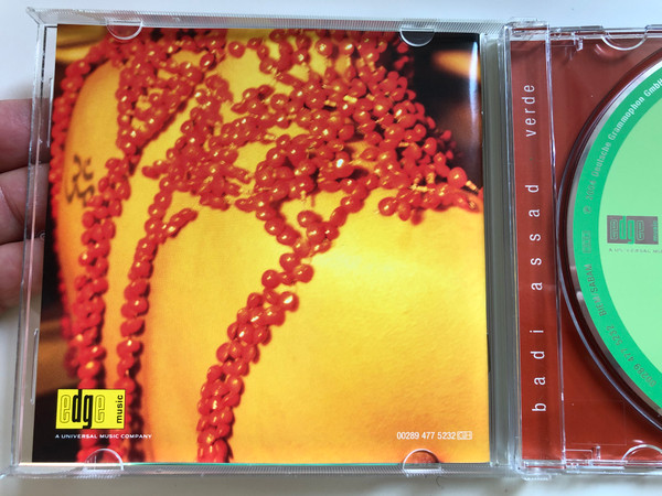 Badi Assad ‎– Verde / Featuring: nana vasconcelos, cordel do fogo encantado & toquinho / Edge Music ‎Audio CD 2004 / 00289 477 5232