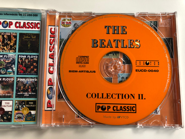 The Beatles ‎– Collection II. / Total Time: 73:33 / Pop Classic / Euroton ‎Audio CD / EUCD-0040 (5998490700409)
