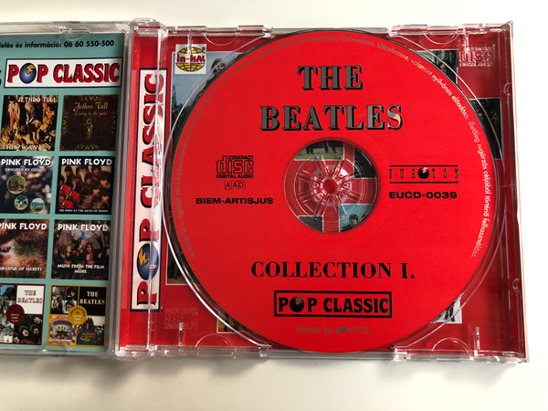 The Beatles ‎– Collection I. / Total Timr: 73:15 / Pop Classic / Euroton ‎Audio CD / EUCD-0039