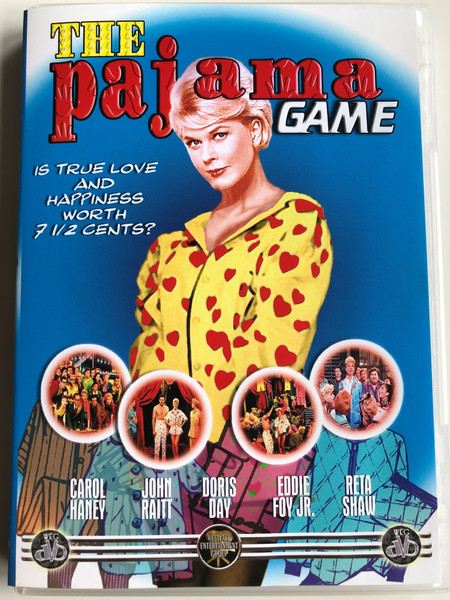 The pajama game DVD 1957 / Directed by George Abbott, Stanley Donen / Starring: Doris Day, John Raitt, Carol Haney, Eddie Foy Jr. (798622308825)