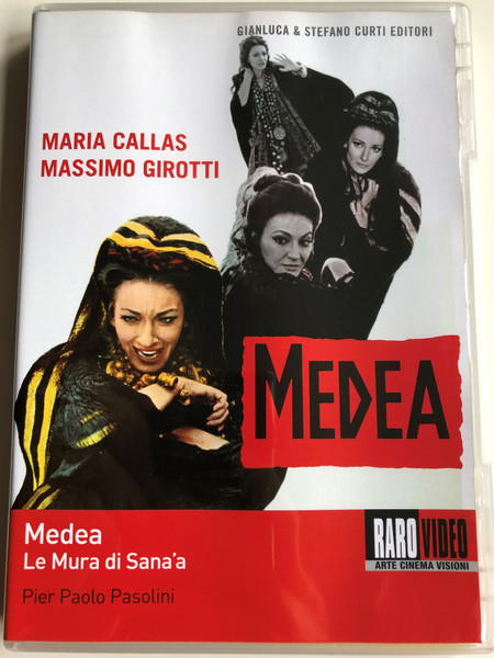 Medea - Le Mura di Sana'a DVD 1969 The Walls of Sana'a / Directed by Pier Paolo Pasolini / Starring: Maria Callas, Massimo Girotti (8019547400060)