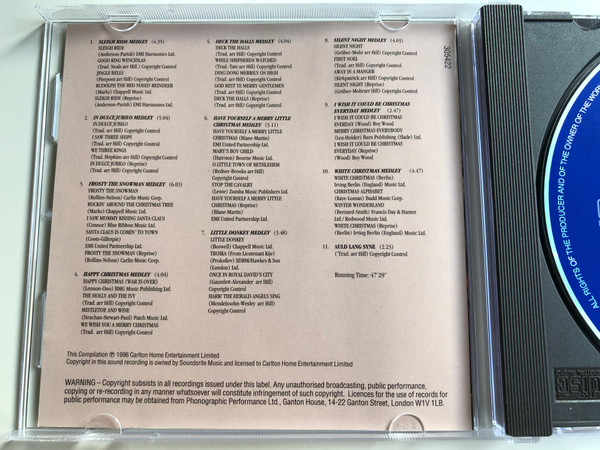 A Box & Banjo Christmas / Yuletide Favourites Played On The Concertina & Banjo / Hallmark Audio CD 1996 / 305422