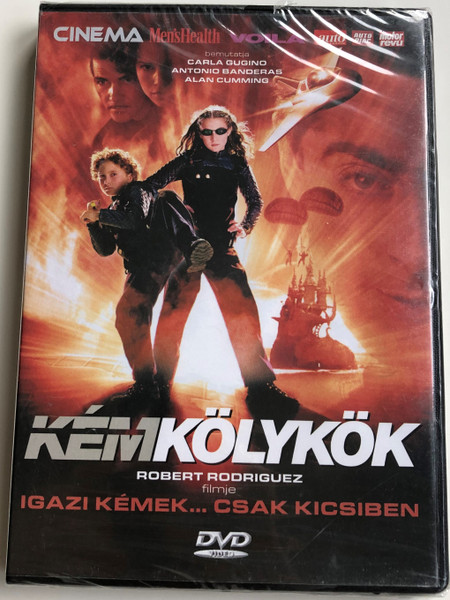 Spy Kid DVD 2001 Kém kölyök / Directed by Robert Rodriguez / Starring: Antonio Banderas, Carla Gugino, Alan Cumming, Teri Hatcher, Cheech Marin (SpyKidDVD)