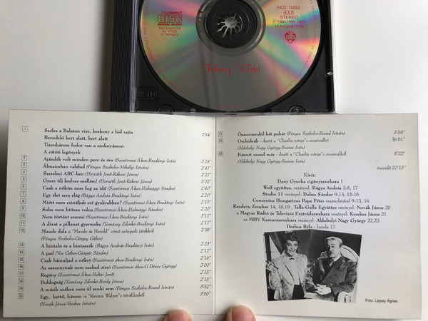 Ajandek volt minden perc es ora... - Tolnay Klari / Hungaroton Classic Audio CD 1998 Stereo / HCD 16853