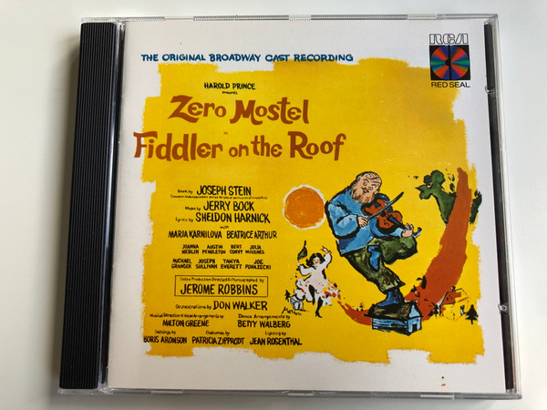 The Original Broadway Cast Recording / Harold Prince Presents Zero Mostel: Fiddler On The Roof / RCA Victor Red Seal ‎Audio CD / RD87060