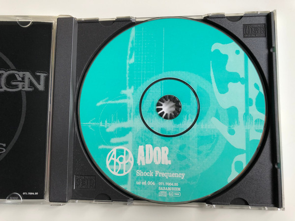 A.D.O.R. ‎– Shock Frequency / Tru Reign Records ‎Audio CD 1998 / UC CD 004