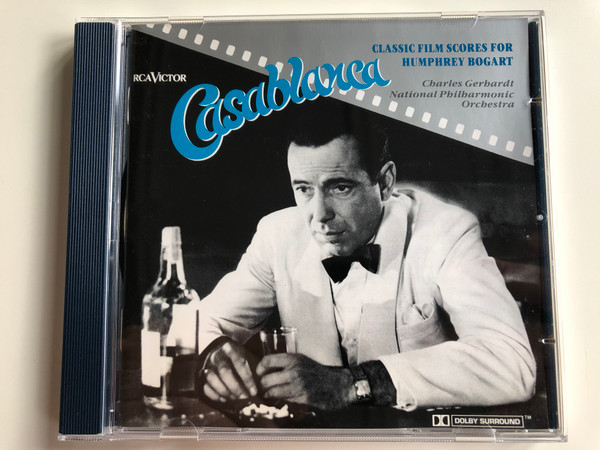 Casablanca - Classic Film Scores For Humphrey Bogart / Charles Gerhardt, National Philharmonic Orchestra ‎/ RCA Victor ‎Audio CD / GD 80422