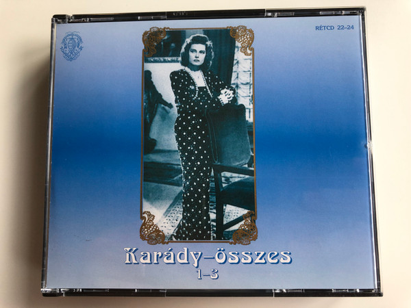 Karady-osszes 1 - 3 / Rózsavölgyi És Társa 3x Audio CD 2002 Mono / RÉTCD 22-24