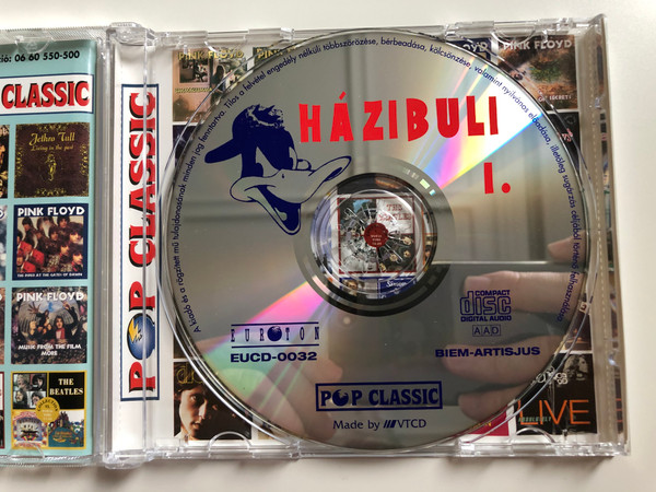 Házibuli I. - Party I / The Les Humphries Singers, Simon And Garfunkel, Gary Glitter, Creedence Clearwater Revival, Shocking Blue, Elton John, Demis Roussos, Ten Cc / Pop Classic / Euroton ‎Audio CD / EUCD-0032