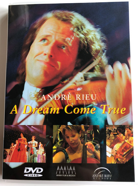 André Rieu - A Dream Come True DVD / Extra bonus material, Portrait, Discography, List of Titles / Foreign Media Music 8828 / Un reve devenue réalité (5029365882828)