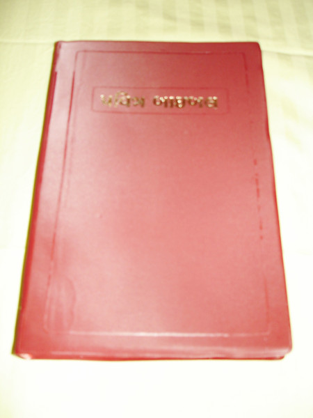 Gujarati Holy Bible / Burgundy PVC cover / Gujarati Old Version Reference Edition / 2009 Print