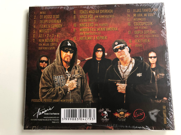 Ganxsta Zolee És A Kartel ‎– Hatalmat A Népnek! / Hunnia Records & Film Production ‎Audio CD 2012 / HRCD 1208