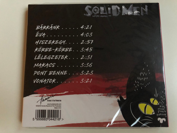 Solidmen - Tancorak Idosebbeknek / Hunnia Records & Film Production ‎Audio CD 2018 / HRCD1017