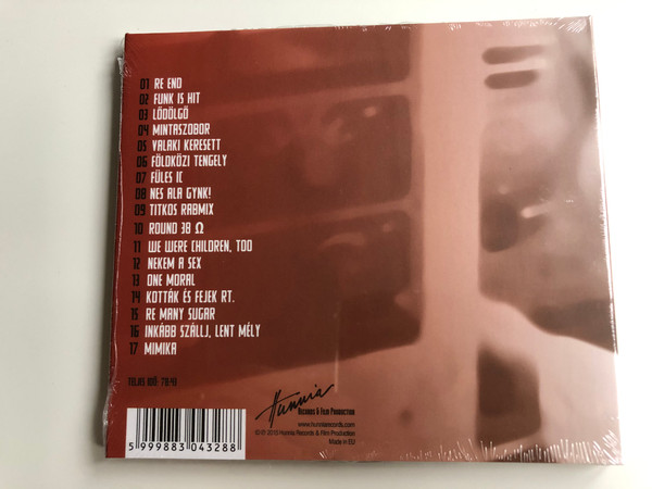Mohai ‎– Fusion / Hunnia Records & Film Production ‎Audio CD 2015 / HRCD1509