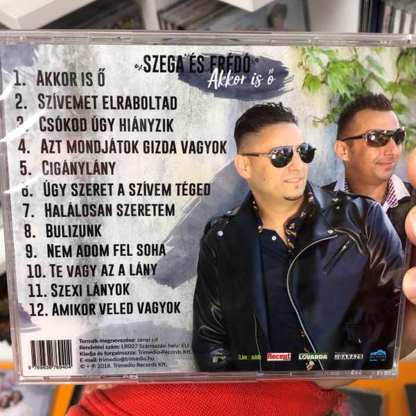 Szega Es Fredo - Akkor is o / Trimedio Records Kft. Audio CD 2018 / 978963876940