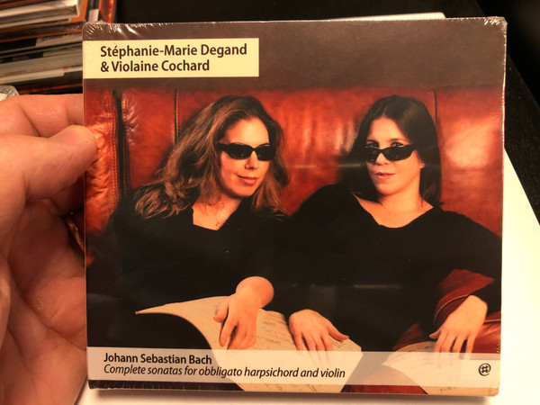 Stephanie-Marie Degand & Violaine Cochard / Johann Sebastian Bach - Complete sonatas for obbigato harpsichord and violin / NoMadMusic 2x Audio CD 2020 / NMM071